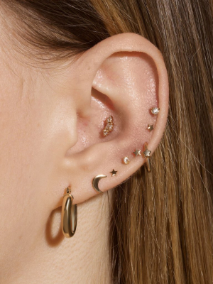 Fixed Starry Piercing Earring