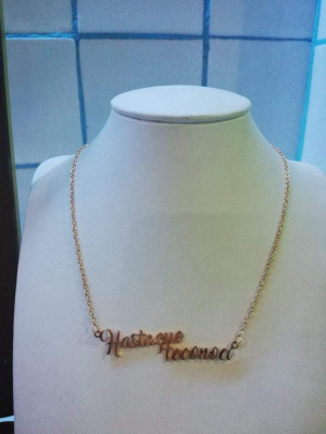 Hasta Que Te Conoci Tag Necklace