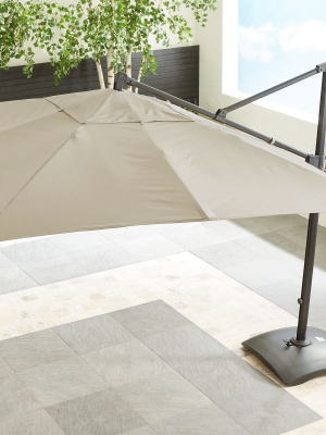 10' Sunbrella ® Stone Square Cantilever Umbrella