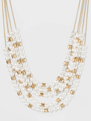 5 Row Layered Necklace - A New Day™ Gold