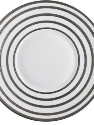 Hemisphere Platinum Stripe Salad Plate