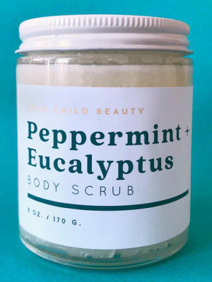 Gold Child Beauty Peppermint + Eucalyptus Sugar Scrub