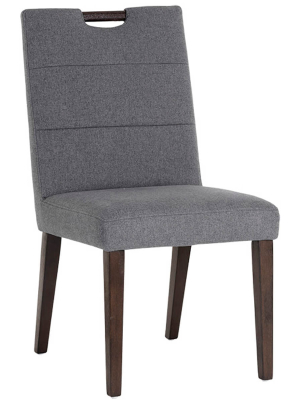 Tory Dining Chair, Dark Grey