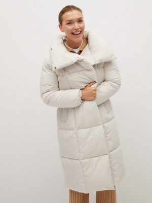 Belt Quilted Coat