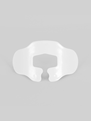 Basic White Football Mouthguard Cover