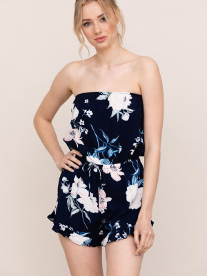 Glam Squad Floral Pajama Romper