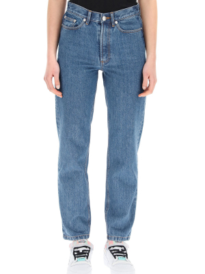 A.p.c. High Waisted Straight-leg Jeans