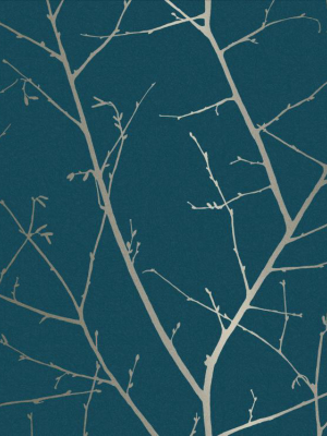 Boreas Wallpaper In Teal From The Exclusives Collection By Graham & Brown