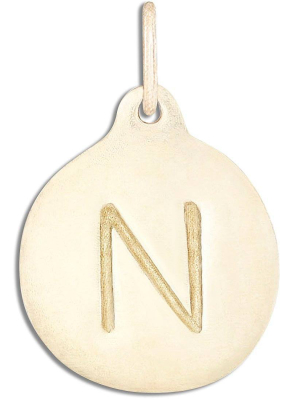 "n" Alphabet Charm