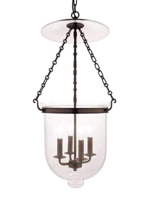 Hampton 4 Light Pendant Old Bronze