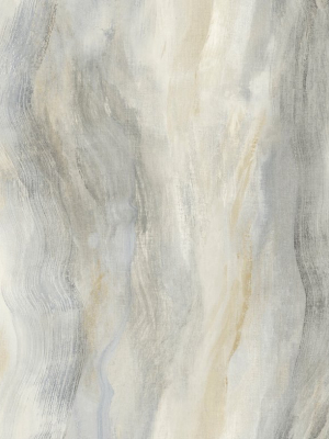 Smoke Texture Embossed Vinyl Wallpaper In Morning Snowfall From The Living With Art Collection By Seabrook Wallcoverings