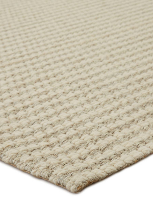 Jaipur Bombay Fetia Rug - Solid Cream/light Taupe