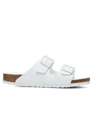 Birkenstock Wide Arizona Birko-flor - White