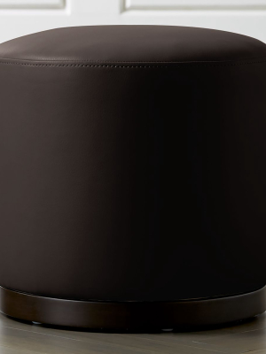 Zoey Swivel Ottoman 16" Chocolate