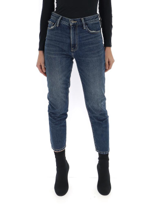 Current/elliott Skinny Faded Jeans