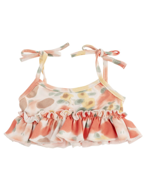 Tocoto Vintage Flower Swim Top - Baby