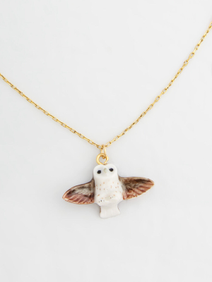 Owl By Myself Pendant Necklace