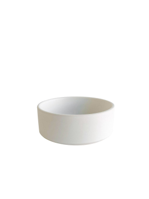 Matte White Straight Edge Planter