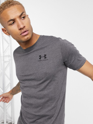 Under Armour Training Logo T-shirt In Gray