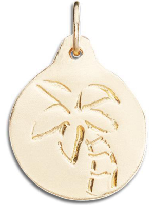 Palm Tree Disk Charm