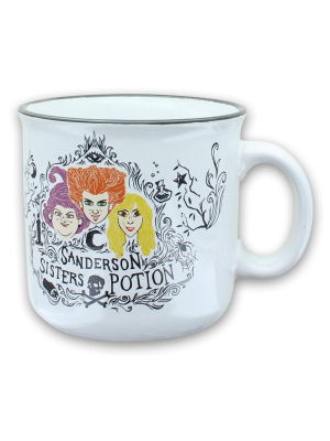 Silver Buffalo Hocus Pocus Sisters 20oz Ceramic Camper Mug