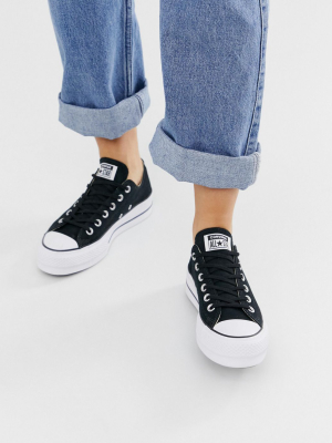Converse Chuck Taylor All Star Ox Rise Sneakers In Black