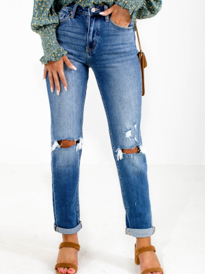 On The Go Kancan Denim Jeans - Blue