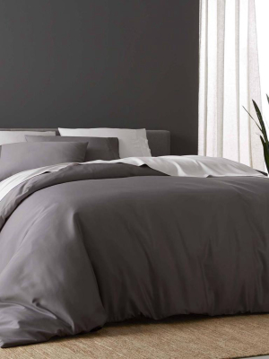 Tencel Eucalyptus Duvet Cover - Slate