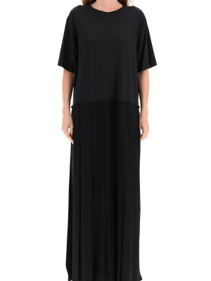 The Row Maja Pleated Maxi Dress