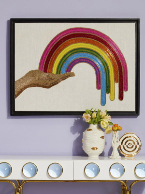 Rainbow Beaded Wall Art