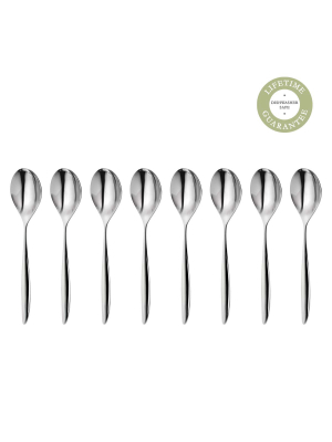 Hidcote Bright Coffee/espresso Spoon, Set Of 8