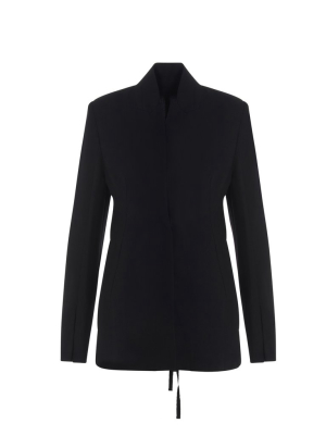 Ann Demeulemeester Single Breasted Fitted Blazer