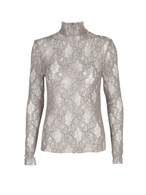 Athena Lace Top Oyster