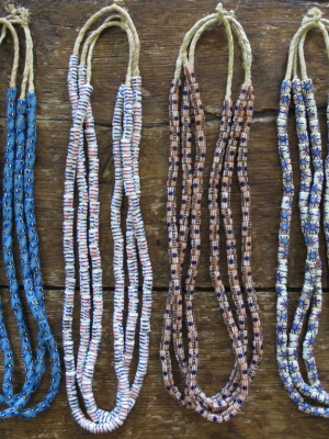 Meyelo Painted Beads Necklace | Cream