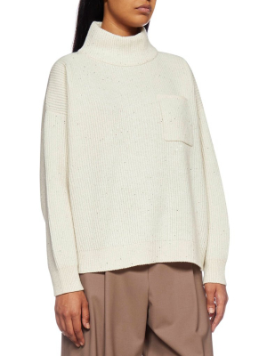 Brunello Cucinelli High-neck Ribbed Sweater