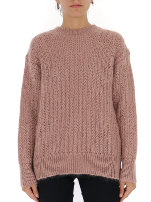 Alberta Ferretti Crewneck Knitted Sweater