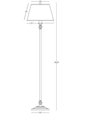 Wilton Collection Club Floor Lamp