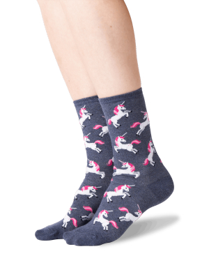 Women's Unicorn Crew Socks