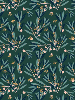 Olive Dapple Wallpaper In Laurel Wood From The Wallpaper Republic Collection By Milton & King