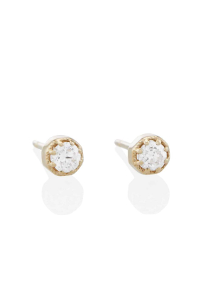 Calyx Diamond Earring 14k