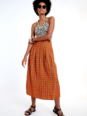 Corey Lynn Calter Button Maxi Skirt