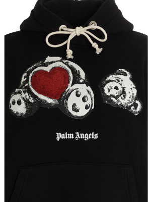 Palm Angels Bear In Love Oversize Hoodie