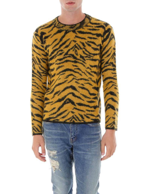 Saint Laurent Animalier Knit Jumper