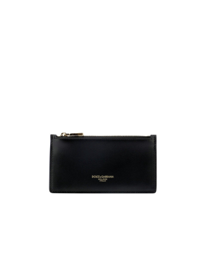 Dolce & Gabbana Logo Zipped Cardholder