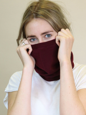 Merino Neck Warmer | Burgundy