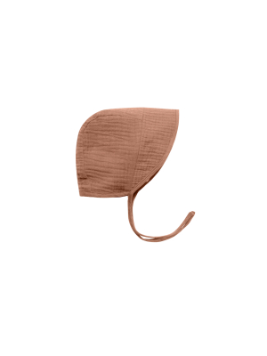 Rylee + Cru Brimmed Bonnet - Terracotta