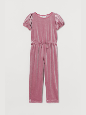 Velour Jumpsuit