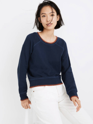 Stitched Shrunken Sweatshirt