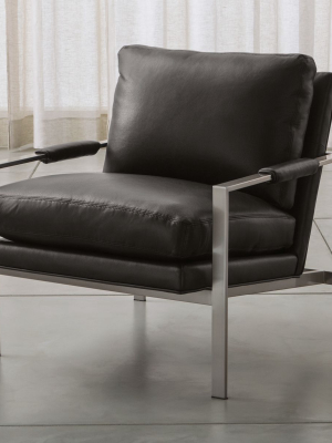 Milo Baughman ® Leather Chair