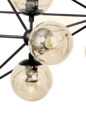 Modern Moda Max Chandelier 15 Globe